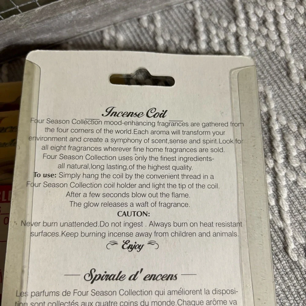 Great American Company Incense Coil Bundle. 4 In Each Pack.‎ 28 Total. Cin/Van.